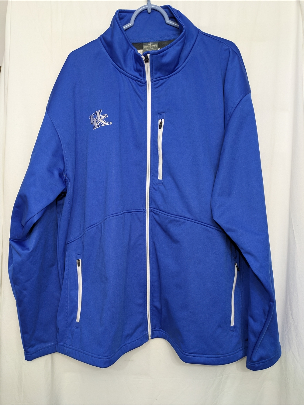 UK Kentucky Wildcats Blue Zip Jacket Mens 2XL Athletic